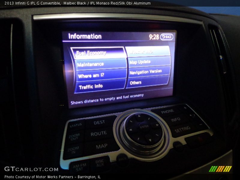 Malbec Black / IPL Monaco Red/Silk Obi Aluminum 2013 Infiniti G IPL G Convertible