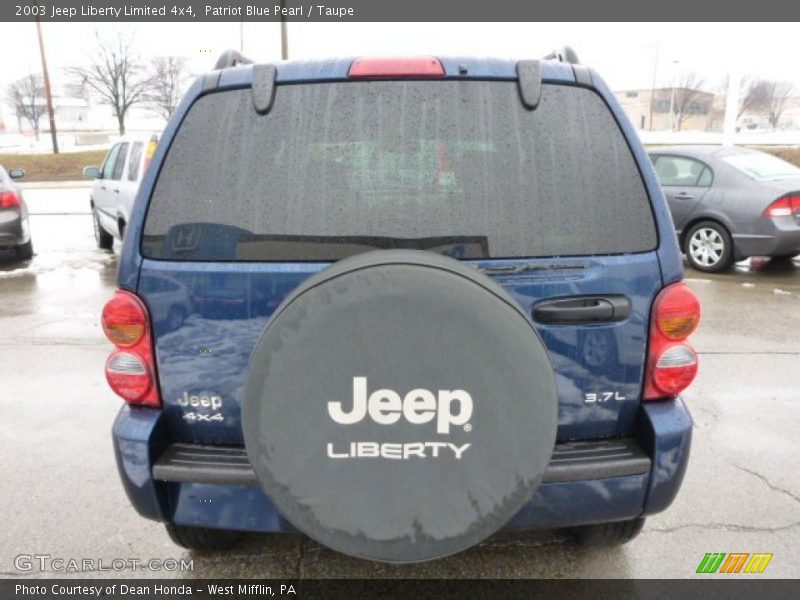 Patriot Blue Pearl / Taupe 2003 Jeep Liberty Limited 4x4