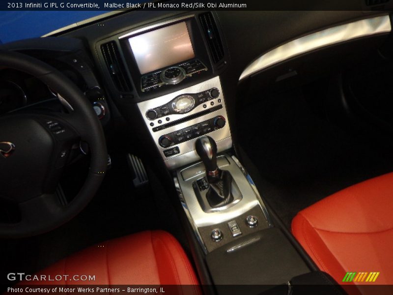 Malbec Black / IPL Monaco Red/Silk Obi Aluminum 2013 Infiniti G IPL G Convertible