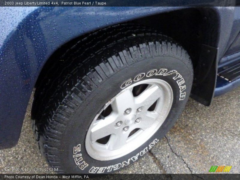 Patriot Blue Pearl / Taupe 2003 Jeep Liberty Limited 4x4