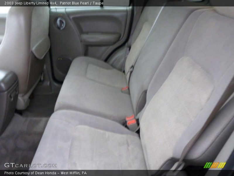 Patriot Blue Pearl / Taupe 2003 Jeep Liberty Limited 4x4