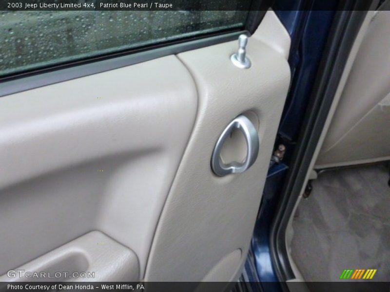 Patriot Blue Pearl / Taupe 2003 Jeep Liberty Limited 4x4