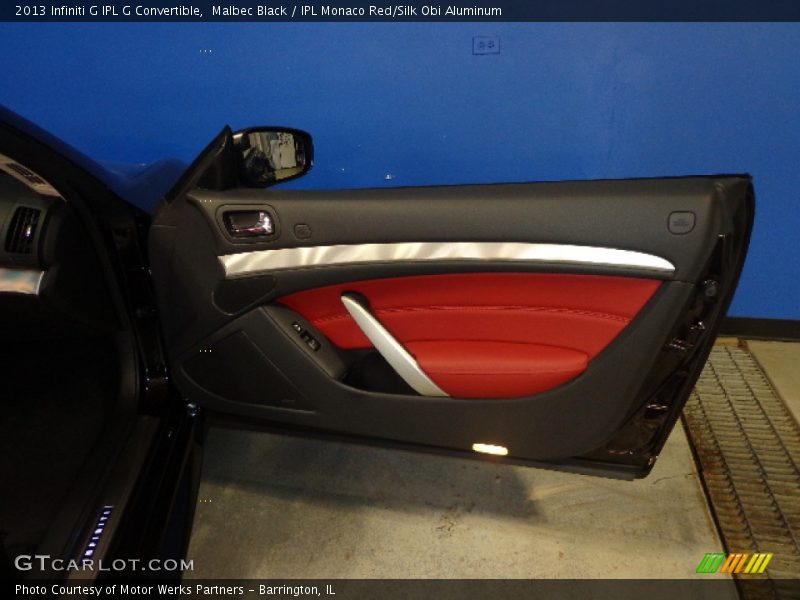 Malbec Black / IPL Monaco Red/Silk Obi Aluminum 2013 Infiniti G IPL G Convertible