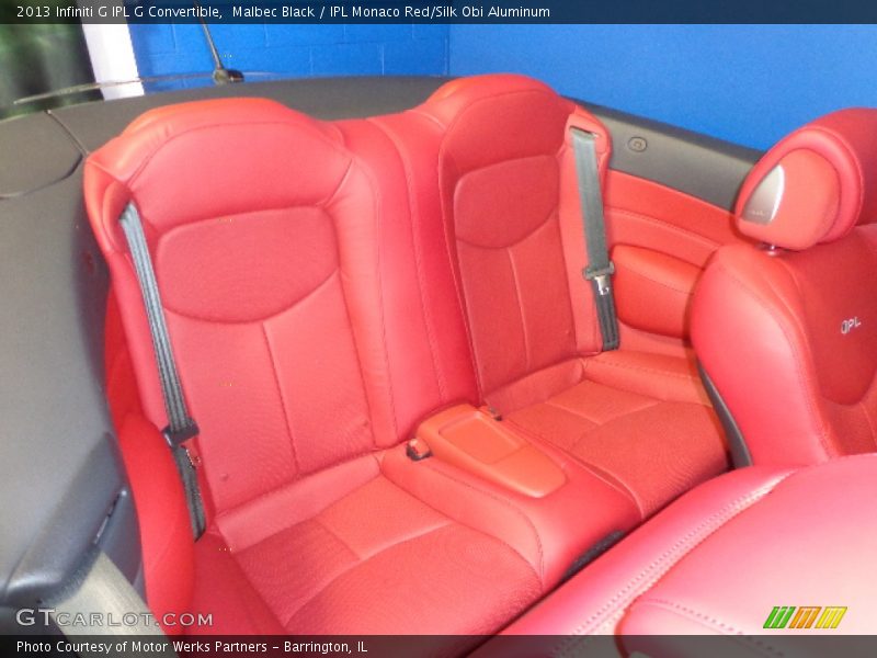 Rear Seat of 2013 G IPL G Convertible