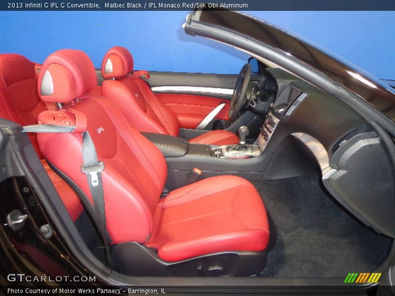 Front Seat of 2013 G IPL G Convertible