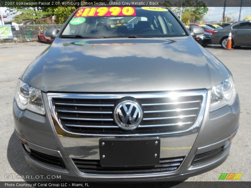 United Grey Metallic / Black 2007 Volkswagen Passat 2.0T Wolfsburg Edition Sedan