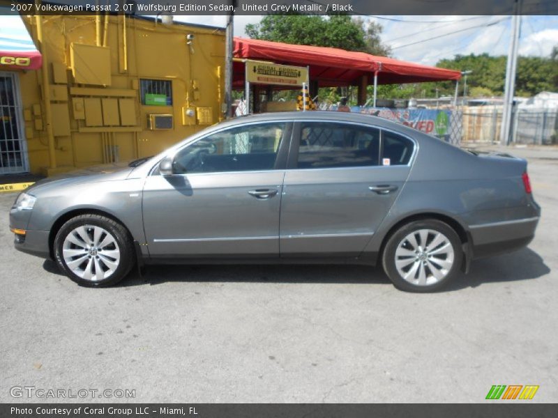 United Grey Metallic / Black 2007 Volkswagen Passat 2.0T Wolfsburg Edition Sedan