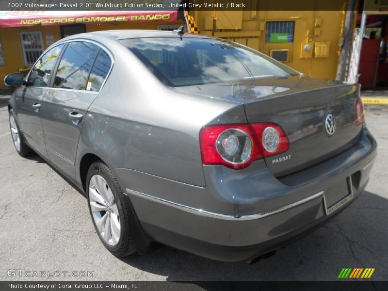 United Grey Metallic / Black 2007 Volkswagen Passat 2.0T Wolfsburg Edition Sedan