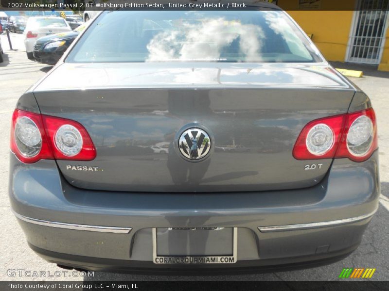United Grey Metallic / Black 2007 Volkswagen Passat 2.0T Wolfsburg Edition Sedan