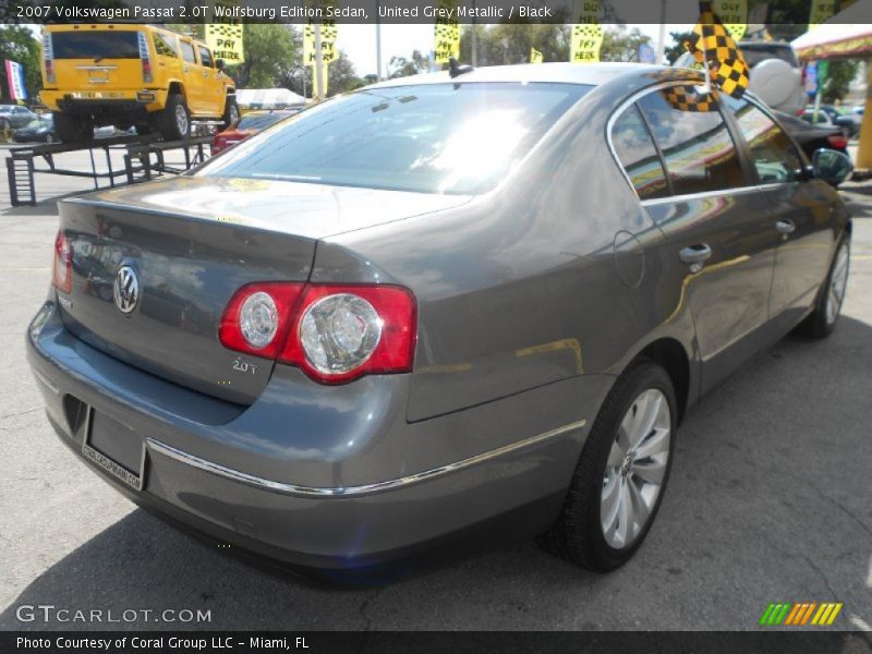 United Grey Metallic / Black 2007 Volkswagen Passat 2.0T Wolfsburg Edition Sedan