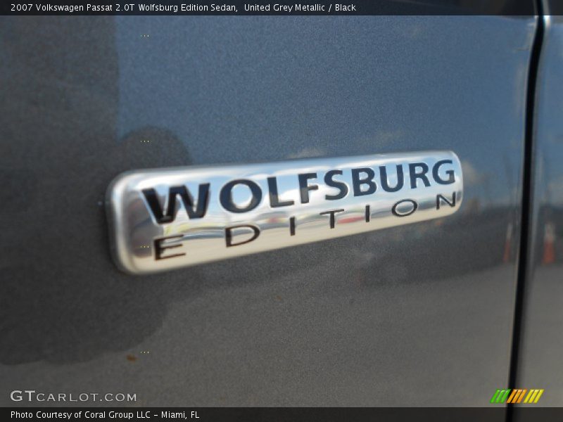 United Grey Metallic / Black 2007 Volkswagen Passat 2.0T Wolfsburg Edition Sedan