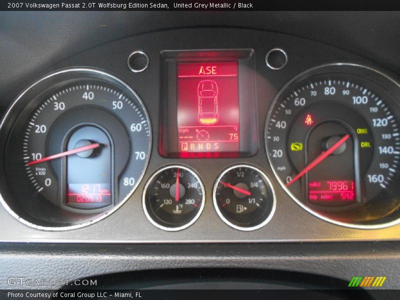 United Grey Metallic / Black 2007 Volkswagen Passat 2.0T Wolfsburg Edition Sedan