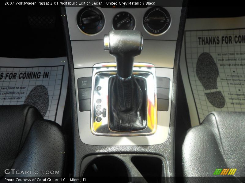 United Grey Metallic / Black 2007 Volkswagen Passat 2.0T Wolfsburg Edition Sedan