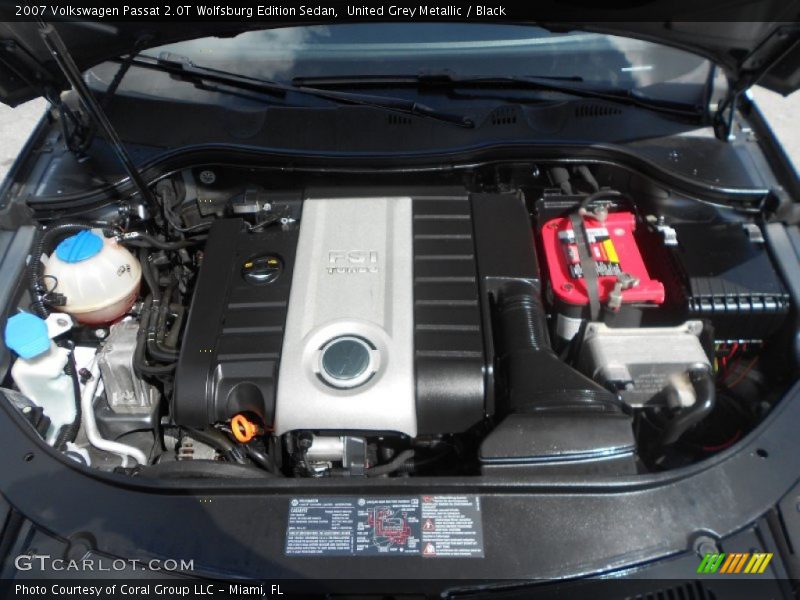 United Grey Metallic / Black 2007 Volkswagen Passat 2.0T Wolfsburg Edition Sedan