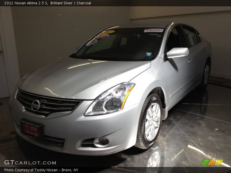 Brilliant Silver / Charcoal 2012 Nissan Altima 2.5 S