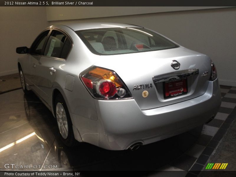Brilliant Silver / Charcoal 2012 Nissan Altima 2.5 S