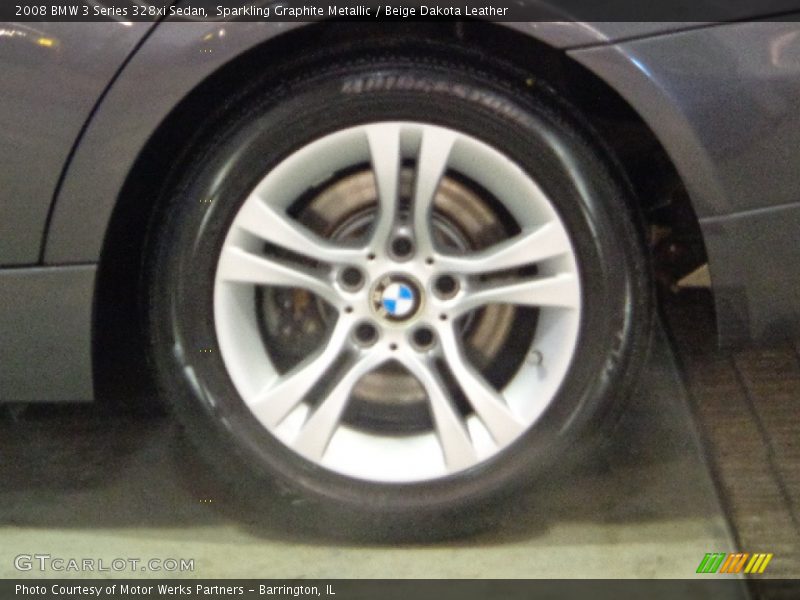 Sparkling Graphite Metallic / Beige Dakota Leather 2008 BMW 3 Series 328xi Sedan