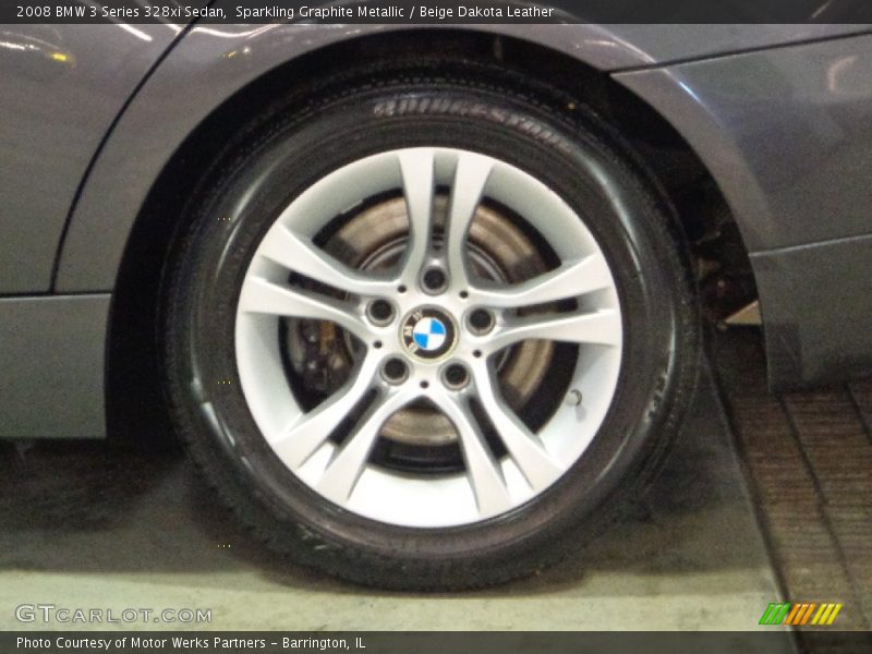 Sparkling Graphite Metallic / Beige Dakota Leather 2008 BMW 3 Series 328xi Sedan