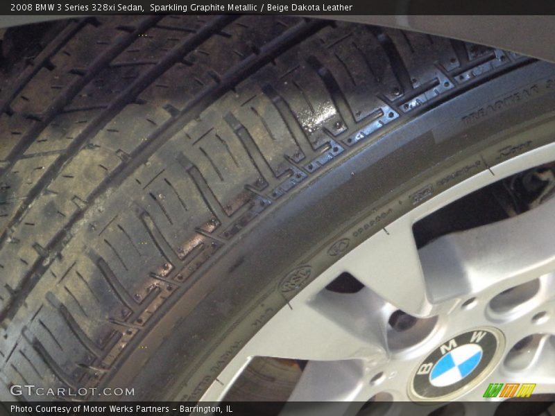 Sparkling Graphite Metallic / Beige Dakota Leather 2008 BMW 3 Series 328xi Sedan