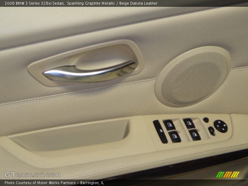 Sparkling Graphite Metallic / Beige Dakota Leather 2008 BMW 3 Series 328xi Sedan