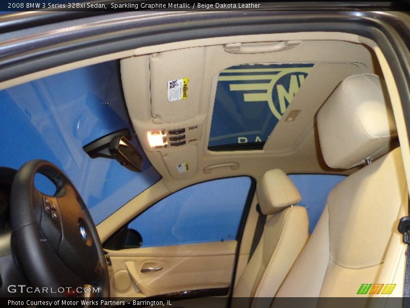 Sparkling Graphite Metallic / Beige Dakota Leather 2008 BMW 3 Series 328xi Sedan
