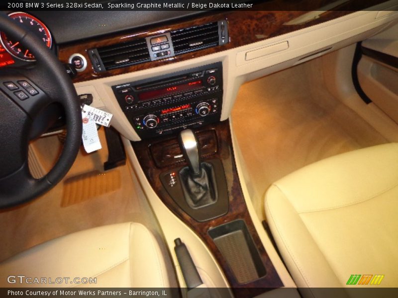Sparkling Graphite Metallic / Beige Dakota Leather 2008 BMW 3 Series 328xi Sedan