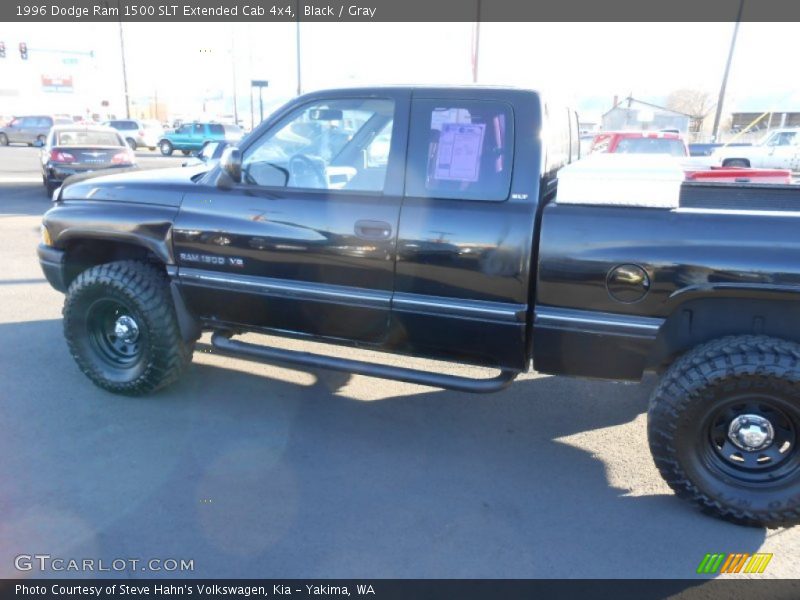 Black / Gray 1996 Dodge Ram 1500 SLT Extended Cab 4x4