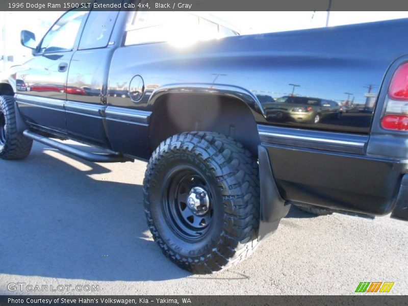 Black / Gray 1996 Dodge Ram 1500 SLT Extended Cab 4x4