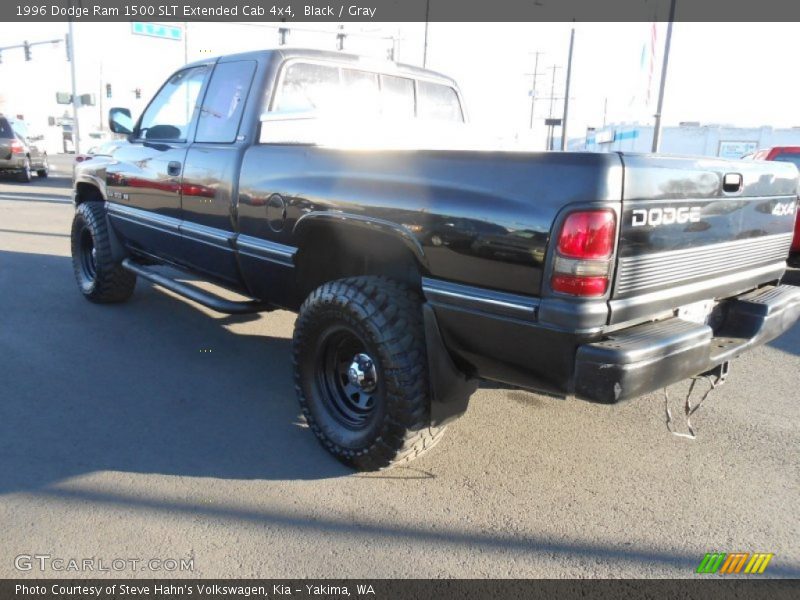 Black / Gray 1996 Dodge Ram 1500 SLT Extended Cab 4x4