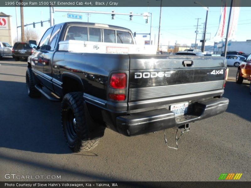 Black / Gray 1996 Dodge Ram 1500 SLT Extended Cab 4x4