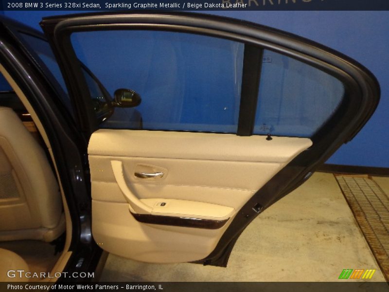 Sparkling Graphite Metallic / Beige Dakota Leather 2008 BMW 3 Series 328xi Sedan