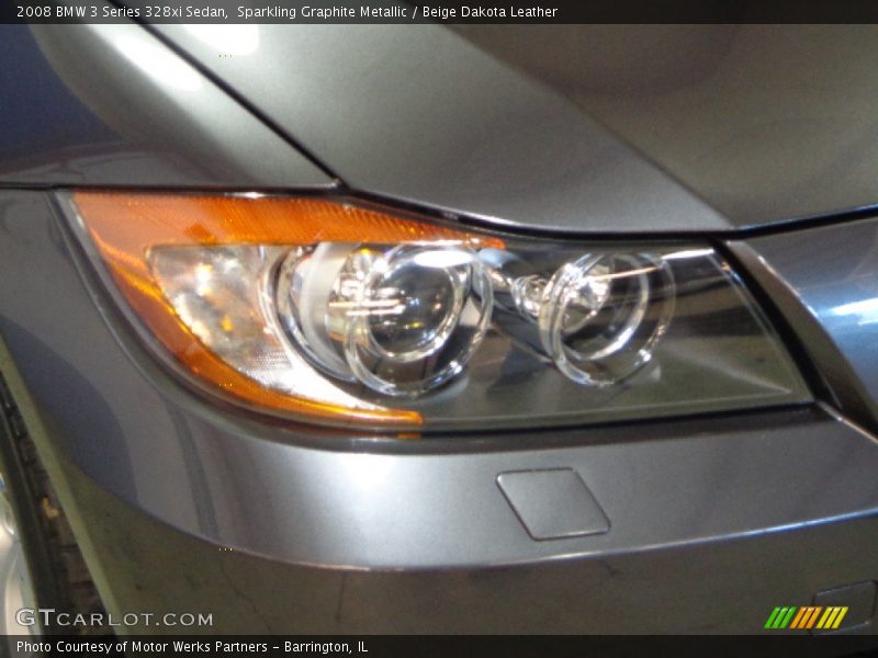 Sparkling Graphite Metallic / Beige Dakota Leather 2008 BMW 3 Series 328xi Sedan