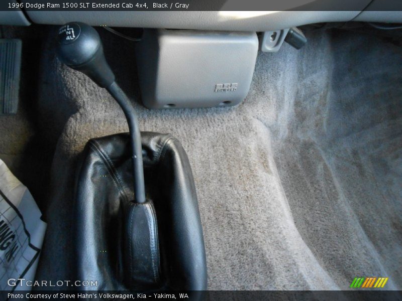 Black / Gray 1996 Dodge Ram 1500 SLT Extended Cab 4x4