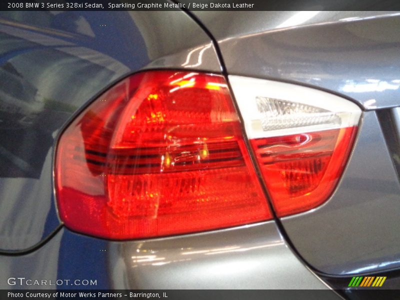 Sparkling Graphite Metallic / Beige Dakota Leather 2008 BMW 3 Series 328xi Sedan