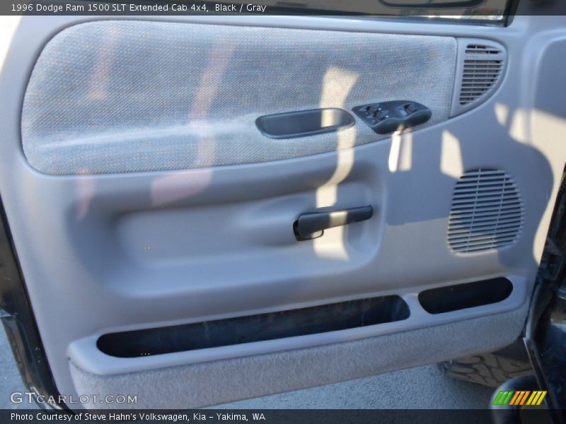 Black / Gray 1996 Dodge Ram 1500 SLT Extended Cab 4x4