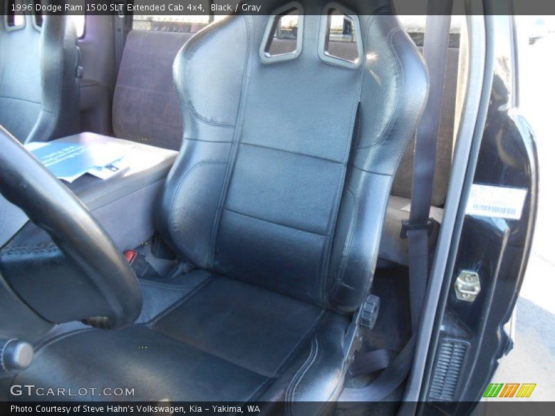 Black / Gray 1996 Dodge Ram 1500 SLT Extended Cab 4x4