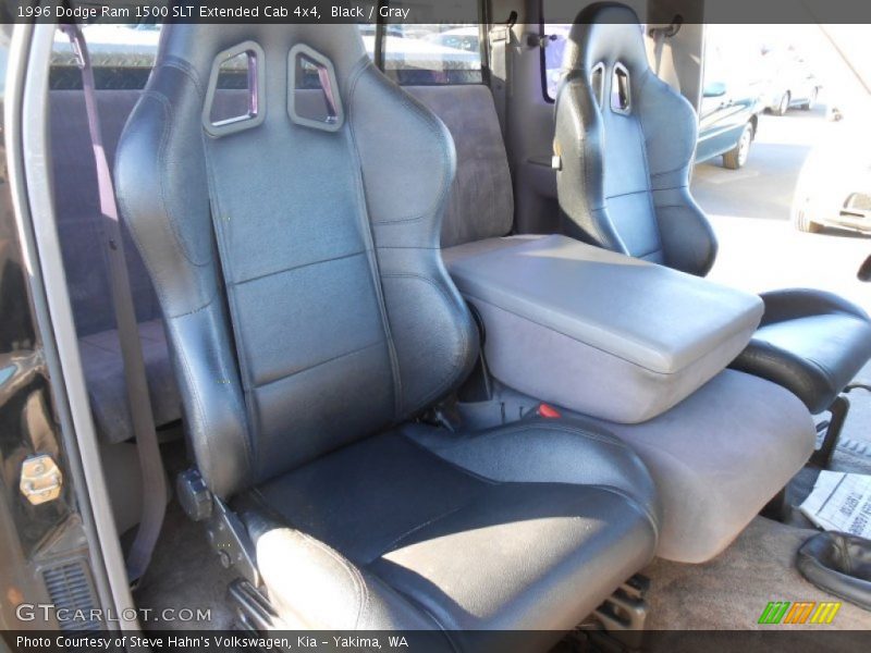 Black / Gray 1996 Dodge Ram 1500 SLT Extended Cab 4x4