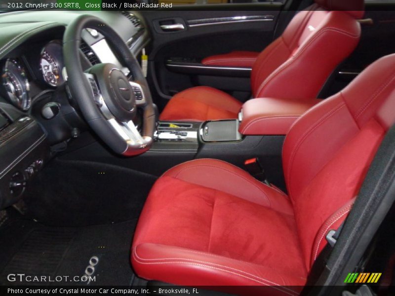 Front Seat of 2012 300 SRT8