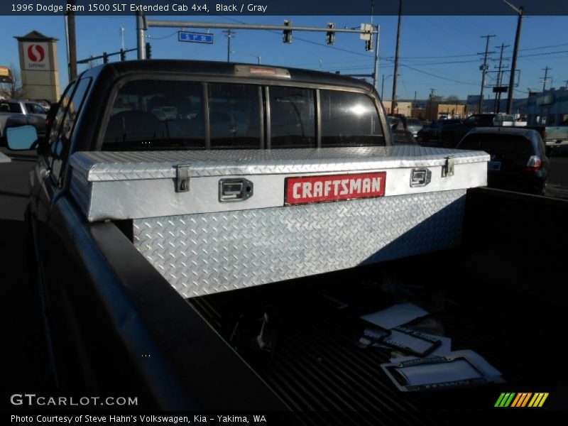 Black / Gray 1996 Dodge Ram 1500 SLT Extended Cab 4x4