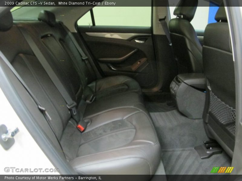 White Diamond Tri-Coat / Ebony 2009 Cadillac CTS -V Sedan