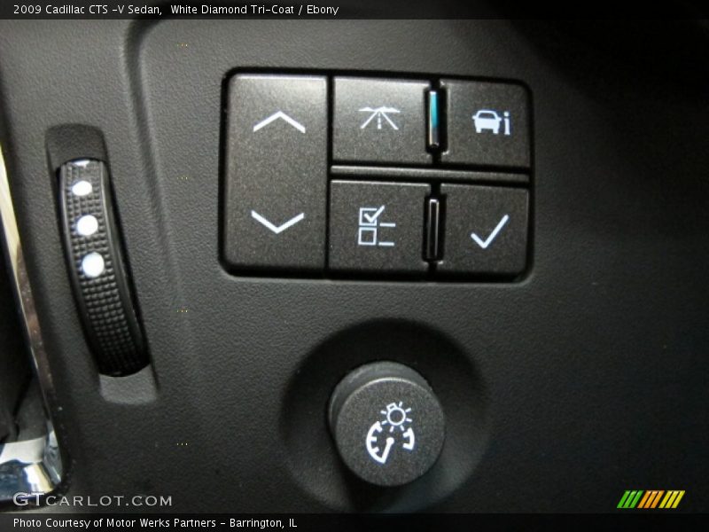 White Diamond Tri-Coat / Ebony 2009 Cadillac CTS -V Sedan