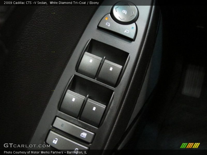 White Diamond Tri-Coat / Ebony 2009 Cadillac CTS -V Sedan