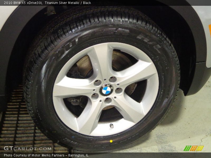 Titanium Silver Metallic / Black 2010 BMW X5 xDrive30i
