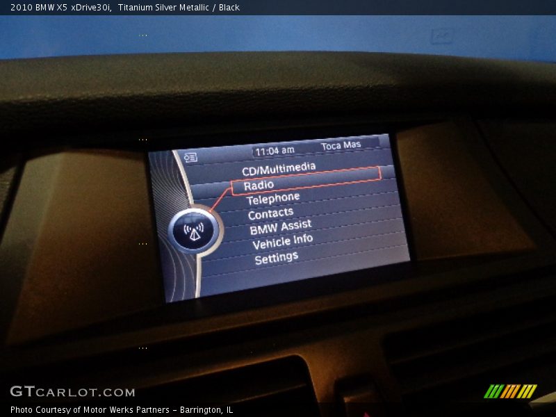 Titanium Silver Metallic / Black 2010 BMW X5 xDrive30i