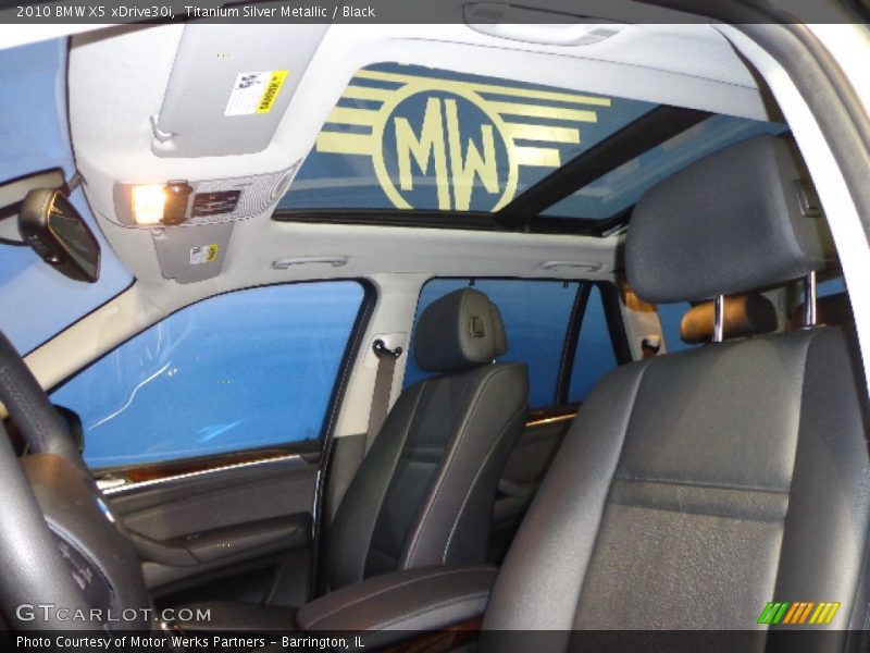 Titanium Silver Metallic / Black 2010 BMW X5 xDrive30i