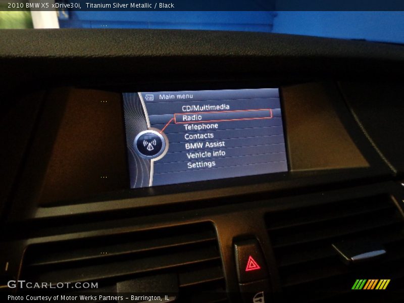 Titanium Silver Metallic / Black 2010 BMW X5 xDrive30i