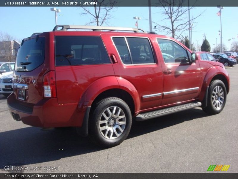 Red Brick / Graphite 2010 Nissan Pathfinder LE 4x4
