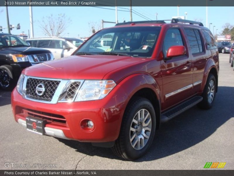 Red Brick / Graphite 2010 Nissan Pathfinder LE 4x4