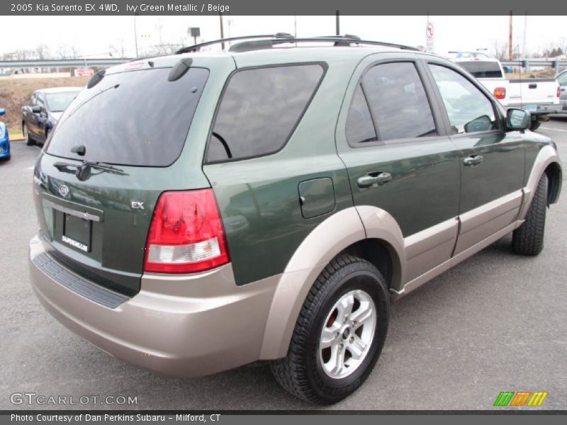 Ivy Green Metallic / Beige 2005 Kia Sorento EX 4WD