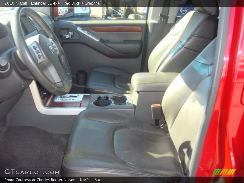 Red Brick / Graphite 2010 Nissan Pathfinder LE 4x4